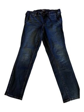 torrid Women's Feel the Fit Pull-on Jeans in Dark Blue Wash